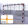 Filets de handball tressés 4mm maille simple 100mm (la paire)