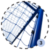 Buts de beach handball en aluminium 3x2m (la paire)