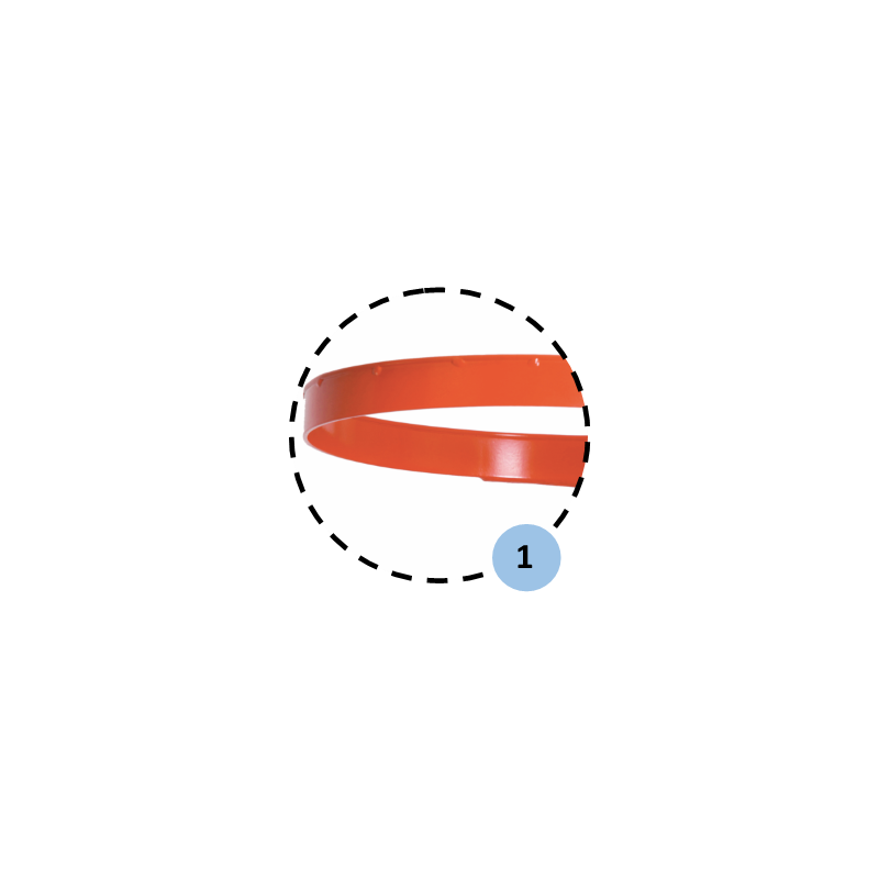 Cercle plat de basket (l'unité)