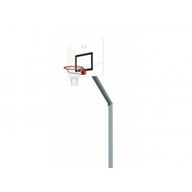 Panier de basketball avec pied fixe en acier