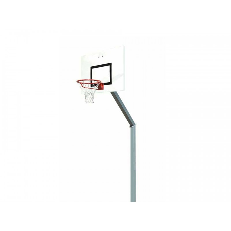 Panier de basket fixe à sceller 100x100mm, hauteur 3m05 (l'unité)