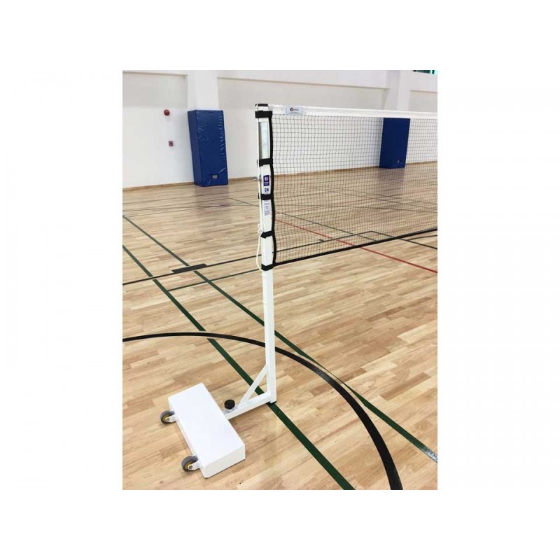 Poteaux de badminton compétition mobiles FFBaD (la paire)