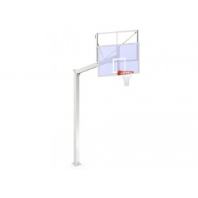 Panier de basket extérieur à sceller 3,05m, déport 1.20m