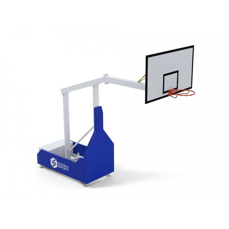 Panierde basket 3x3 mobile d'extérieur sans protection (l'unité)