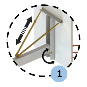 Panierde basket 3x3 mobile d'extérieur sans protection (l'unité)