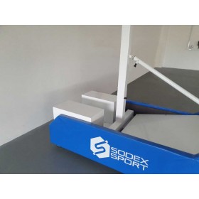 Panier de basket mobile et pliable, 1 position de jeu (l'unité)