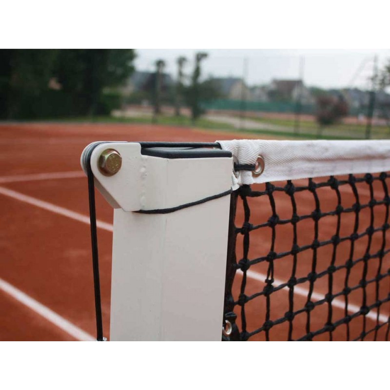 Poteaux de tennis à sceller en acier galvanisé 80x80mm (la paire)