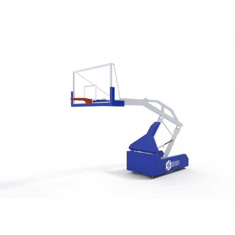 Panier de basket mobile et pliable, 2 positions de jeu (l'unité)