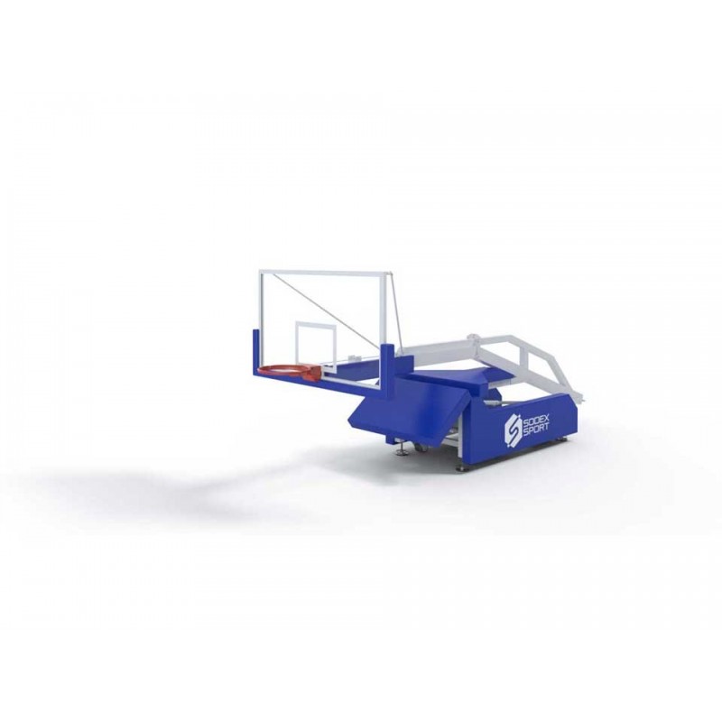 Panier de basket compétition mobile et pliable, 2 positions de jeu (l'unité)