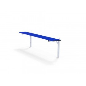 Banc simple mural (prix au mètre linéaire)