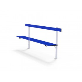Banc mural avec dossier (prix au mètre linéaire)