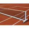 Jeu de poteaux de tennis mobiles en acier galvanisé 80x80mm