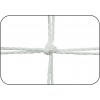 Filets de football à 11 cablé 2mm maille double 120mm forme trapézoïdale (la paire)