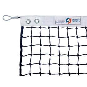 Filet mini tennis sans noeud en polypropylène Ø3mm noir. Longueur 6m