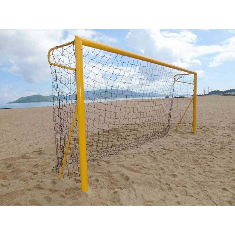 Buts de beach soccer 5,50x2,20m avec ancrages (la paire)