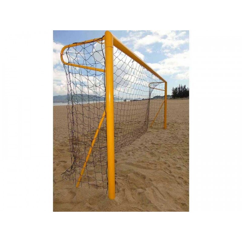 Buts de beach soccer 5,50x2,20m avec ancrages (la paire)