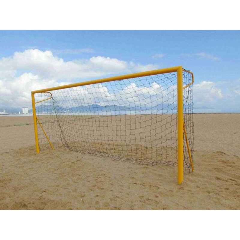 Buts de beach soccer 5,50x2,20m avec ancrages (la paire)