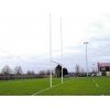 Poteaux de rugby sur charnière hauteur 11m en aluminium sans fourreaux (la paire)