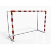 Buts de handball repliables de compétition avec arceaux en aluminium (la paire)