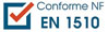 Conforme : NF EN 1510